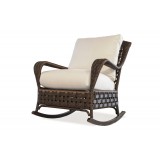 Haven Lounge Rocker in Tobacco - Angled