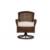 Haven Swivel Rocker Dining Armchair in Tobacco