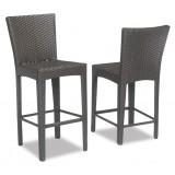 Sunset West Wicker Solana Barstool Without Cushions