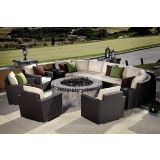 Solana Wicker Club Chair With Cushions - Outdoor Lifestyle 