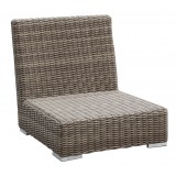 Sunset West Coronado Wicker Armless Club Chair Without Cushions