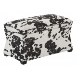 Hourglass Storage Ottoman - Abby Geo Basil