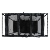  Triple Storage Organizer and Laundry Sorter - Top Angle