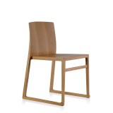 sidea Furniture Hanna Sled Chair - Walnut