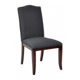 Hanson Dining Chair - Charcoal Fabric
