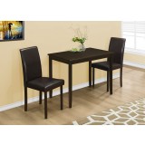Monarch Specialties Dining Set - 3pcs Set