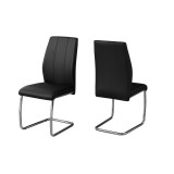 Dining Chair - Black - White BG
