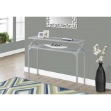 Accent Table - 42"L / Silver Metal Hall Console