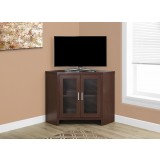 Warm Cherry Corner With Glass Doors
