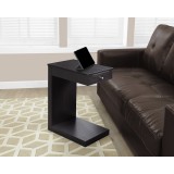 Accent Table - Dark Taupe With A Drawer