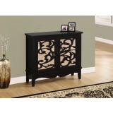 Accent Chest - Antique Black / Mirror Traditional Style
