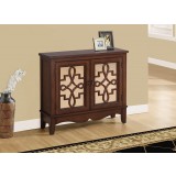 Accent Chest - Dark Walnut / Mirror Traditional Style