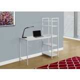 48"L / White Top / White Metal