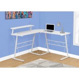 34"L / White Top / White Metal