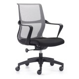 RAVI Office Chair (Black) - Angled