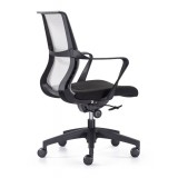 RAVI Office Chair (Black) - Back Angled