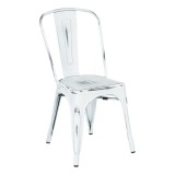 Industrial Chair In Whitewash