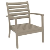 Artemis XL Club Seating Set 7 Piece with Sunbrella® Cushions - Chair Taupe