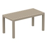 Artemis XL Club Seating Set 7 Piece with Sunbrella® Cushions - Coffee Table Taupe