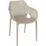 Outdoor Dining Arm Chair - Dove Gray
