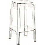Compamia Fox Polycarbonate Counter Stool - Clear Transparent