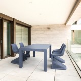 Compamia Bloom Extendable 5-Piece Patio Dining Set  - Dark Gray