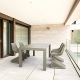 Compamia Bloom Extendable 5-Piece Patio Dining Set  - Dove Gray