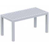 Ocean Rectangle Cofee Table Silver Gray