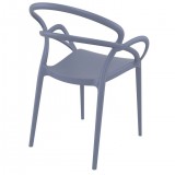 Compamia Mila Dining Arm Chair (Gray) - Back Angled