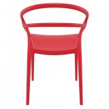 Compamia Mila Dining Arm Chair (Red) - Back