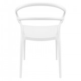 Compamia Mila Dining Arm Chair (White) - Back