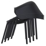 Compamia Sky Outdoor Dining Chair - Black
