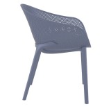 Compamia Sky Outdoor Dining Chair - Dark Gray