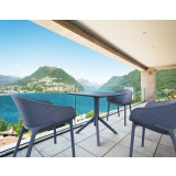 Compamia Sky Outdoor Dining Chair - Dark Gray