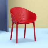 Compamia Sky Outdoor Dining Chair - Red