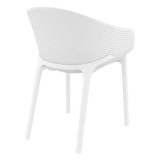 Compamia Sky Outdoor Dining Chair - White