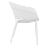 Compamia Sky Outdoor Dining Chair - White