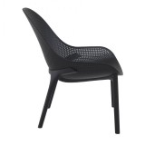 Compamia Sky Lounge Chair - BLACK - Side
