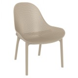 Compamia Sky Lounge Chair - DOVE GRAY - Perpective