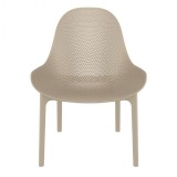Compamia Sky Lounge Chair - DOVE GRAY - Front