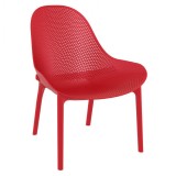 Compamia Sky Lounge Chair - RED - Perpective