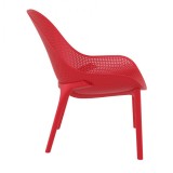 Compamia Sky Lounge Chair - RED - Side