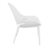 Compamia Sky Lounge Chair - WHITE - Side