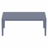 Compamia Sky Outdoor 39-inch Lounge Table - Dark Gray