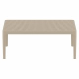Compamia Sky Outdoor 39-inch Lounge Table - Dove Gray