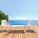 Compamia Sky Outdoor 39-inch Lounge Table - White