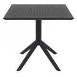 Compamia Sky Square Outdoor Lounge Table - Black
