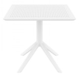 Compamia Sky Square Outdoor Lounge Table - White
