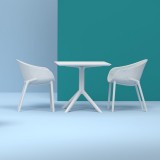Compamia Sky Square Outdoor Lounge Table - White