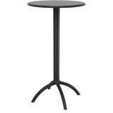 Octopus Round Bar Table Black